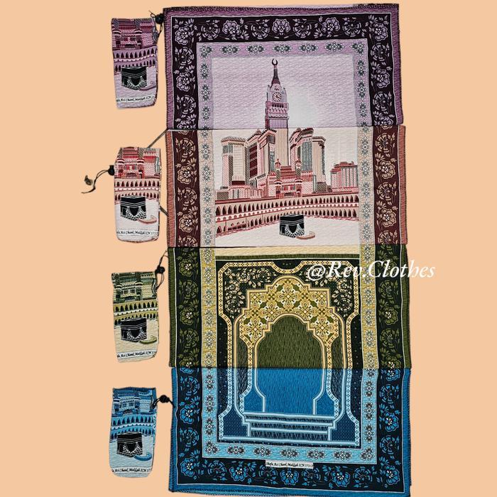 difv- Sajadah Muslim Tas Dompet Tipis Travel Travelling Turki Grosir Motif Murah /Pcs Untuk