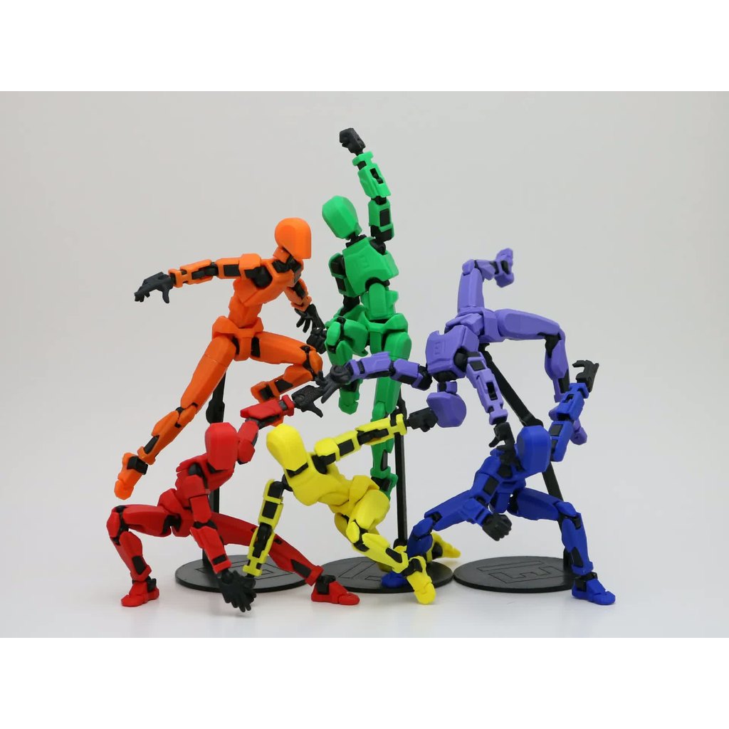 Dummy 13 | Mainan Action Figure Poseable | Dummy Figure Pose Fleksibel & Artikulasi Penuh, Multifung