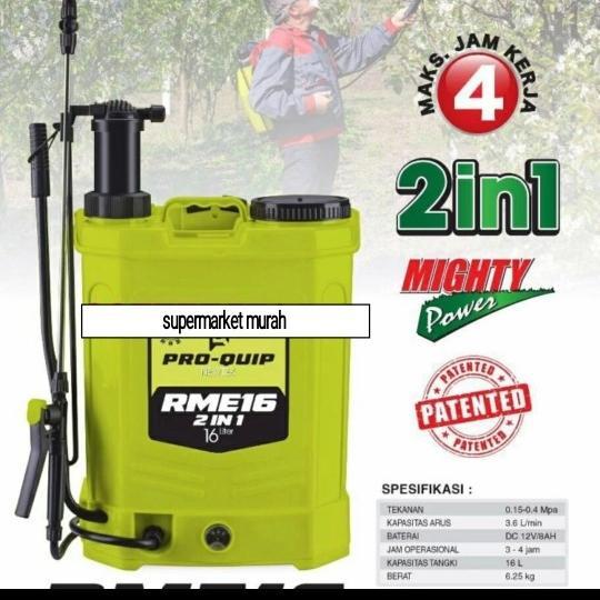 Sprayer Pro Quip RME 16. Alat Semprot Hama Sprayer Disinfektan