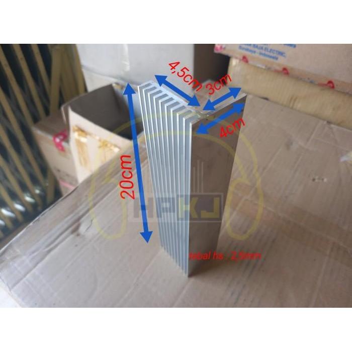 Promo PENDINGIN HS POWER SANKEN L SIRIP 20 CM heatsink 20cm L sirip