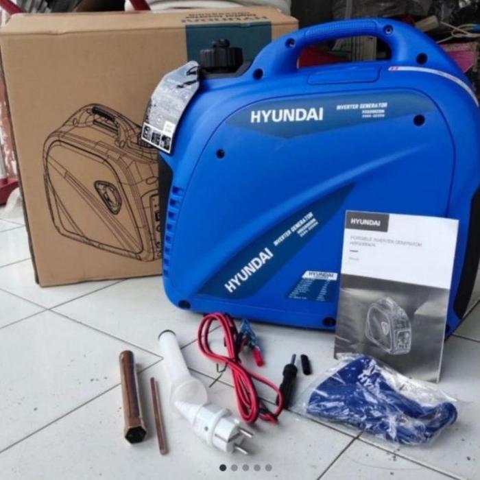 Genset Portable Inverter Silent HYUNDAI 2880 Din/Gasoline Generator Portable Hyundai