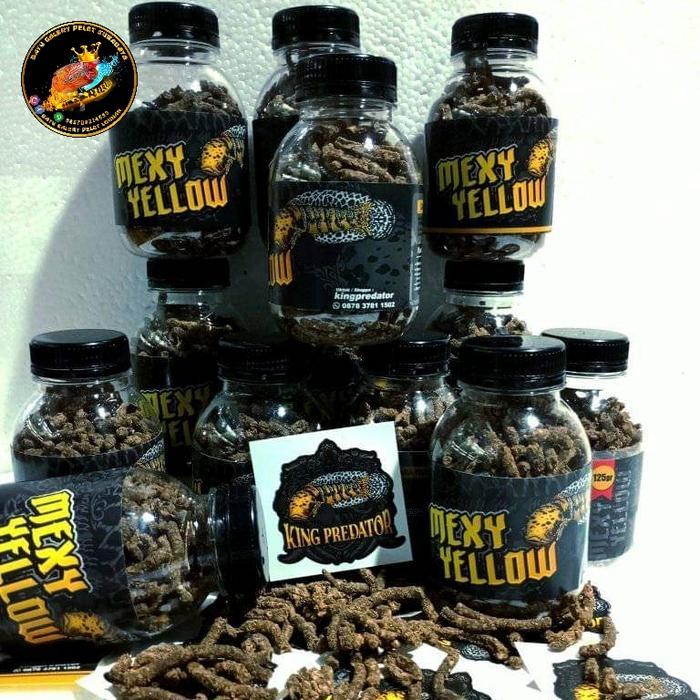 SALE Pelet MEXY YELLOW Spesialis Pelet Channa Maru Marulioides Red & Yellow Termurah
