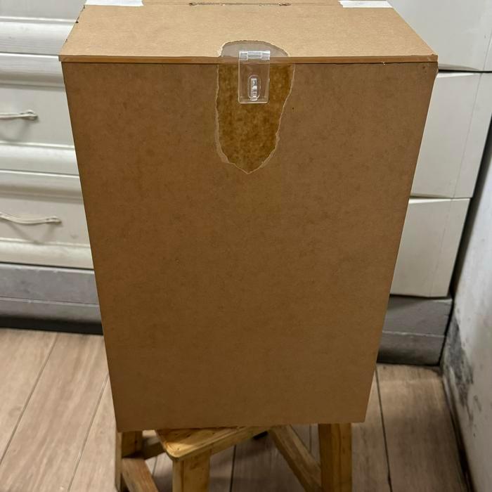 Acrylic kotak saran/kotak undian box 5mm uk 50 x 50 x 50 cm