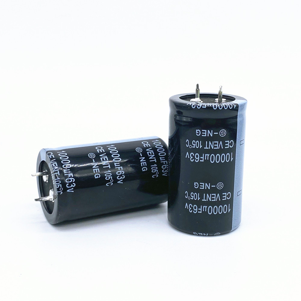 1Pcs 63V 12000UF Long Life High-frequency Electrolytic Capacitor Durable Capacitors 63V12000uF 35X50