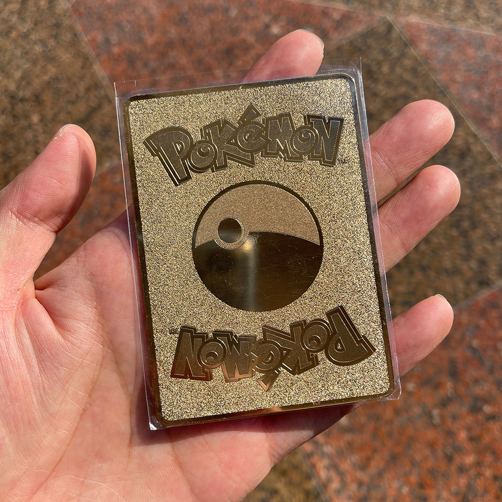 600PS Pikachu Vmax Pokemon Cards Metal Spanish Cards Arceus Charizard Vstar Golden Limited Kids Gift