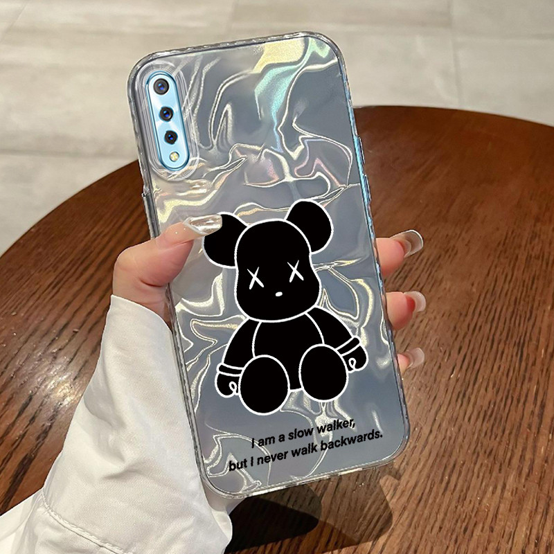 Casing Hp VIVO S1 VIVO S1 Pro Case Casing Pola Kartun Beruang HP Kasing Kasus ponsel transparan mewa