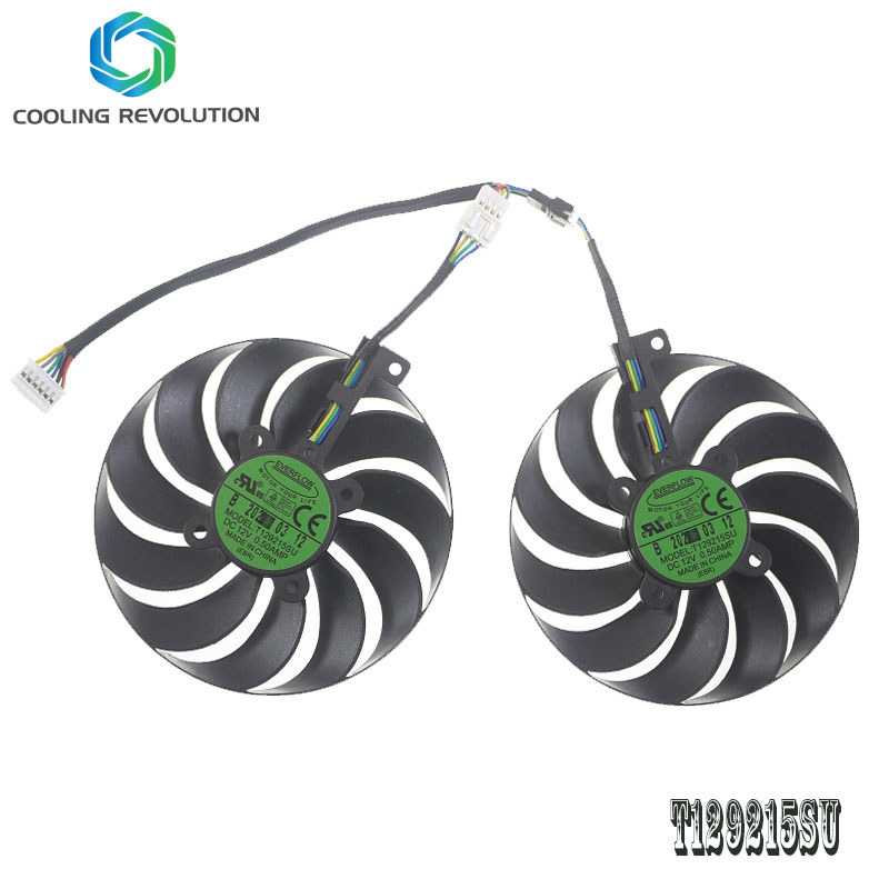 95MM T129215SU PLD10010S12HH 4Pin graphics fan for ASUS ROG Strix GTX 1660S SUPER GTX 1650 SUPER GTX