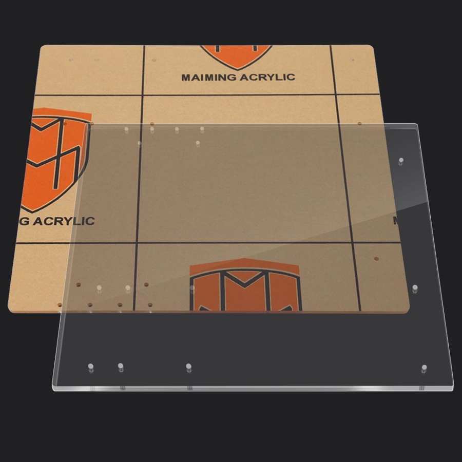 Computer Motherboard Base Stand Transparent Computer Bracket Acrylic Open Frame Computer Case For AT