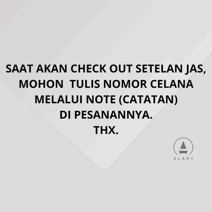 Alary Viali - Setelan Jas Formal Pria Dewasa Atasan Dan Celana / Setelan Jas Nikah / Setelan Jas