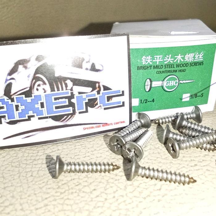 Skrup kayu 5/8" x 5 merk GHC kepala (+)