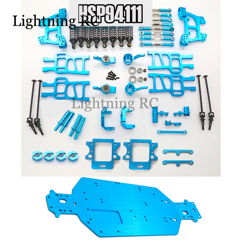Full Set Metal Upgrade Kit For 1/10 Rc Car Hsp 94108 94111