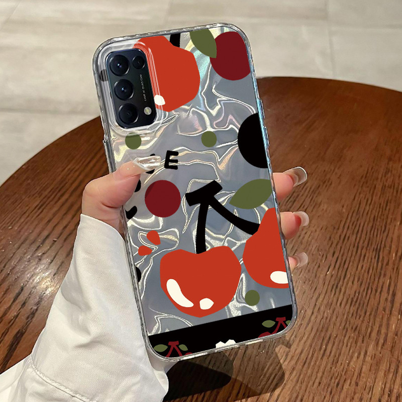 Casing Hp OPPO Reno 5 4G Reno 5 5G Reno5 Reno 5K 5G Reno5 K Find X3 Lite Case Casing Pola Buah Graff