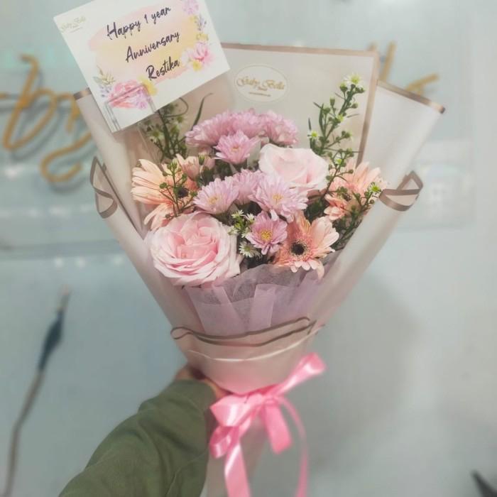 j6p4- Hand Bouquet - 7008 Bunga Segar Bunga Fresh Bunga Hidup Fresh Flowers