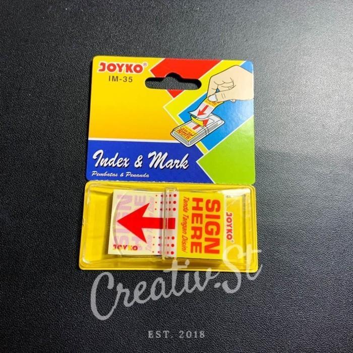JOYKO Sticky Notes Penanda SIGN HERE IM-35 Memo Stick