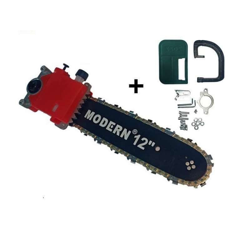 MODERN Chainsaw Mini 12" Inch Chain Saw Gergaji Potong Kayu Gerinda