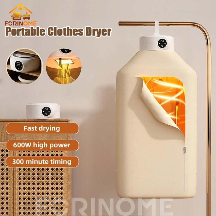 Mesin Pengering Pakaian Portabel Pemanas Pengering Pakaian Lipat Listrik Pengering Otomatis Pemanas