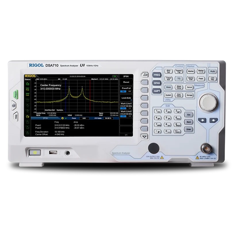 RIGOL DSA710 1GHz Spectrum Analyzer DSA705 500KHz Spectrum Analyzer