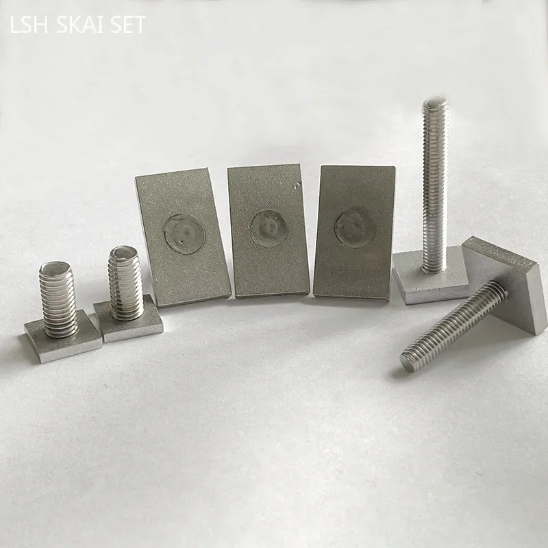 10pcs Stainless Steel Screw Chute Rail Track T-Shape Bolt Rectangle Hammer Head Bolt M6 M8 Hardware