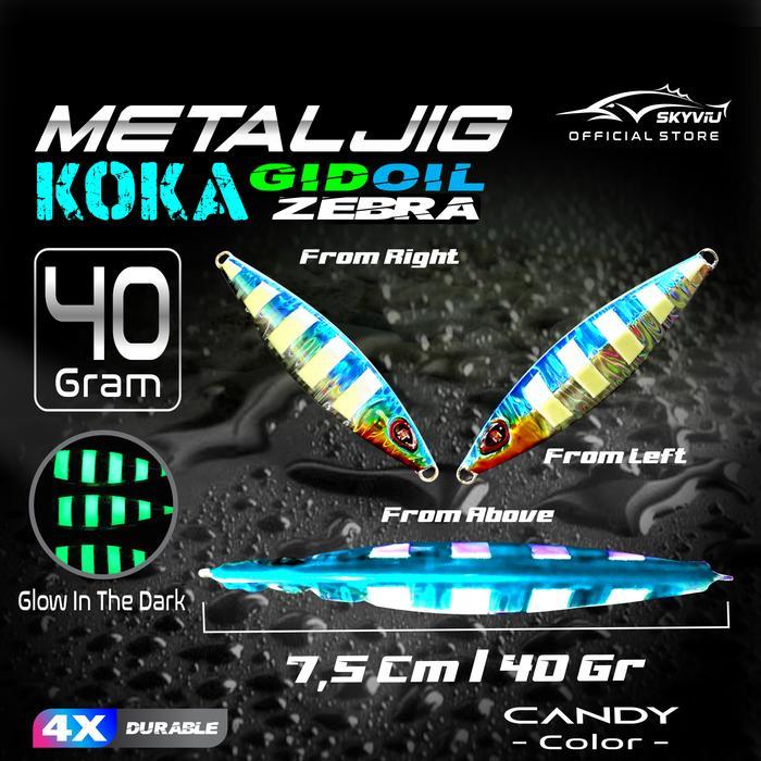 wkgw- Umpan Micro Jig 40 Gram Gid Double Assist Hook Mikro Jig 40Gr 40G