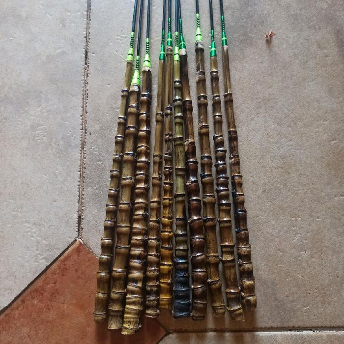 wkgw- Joran Pancing Wader Satu Set Lentur Bambu Cendani 120Cm