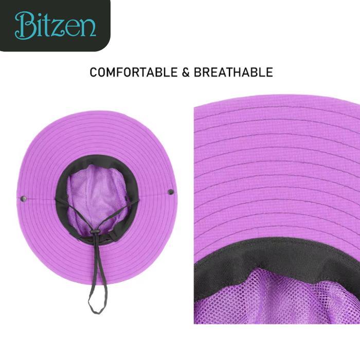 TOPI WANITA PRIA BITZEN BUCKET HAT TOPI HIKING - MANCING BUNDAR