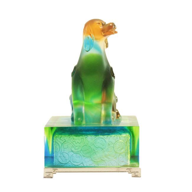 PATUNG SHIO ANJING CRYSTAL PAJANGAN SHIO ANJING PAJANGAN ANJING KRISTAL HADIAH