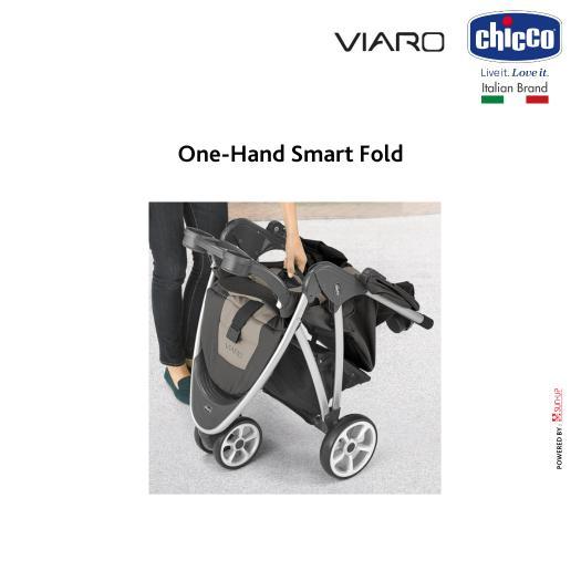 Chicco Stroller Viaro - Graphite / Kereta Dorong Bayi / Kereta Bayi / Stroller Baby / Stroller Bayi