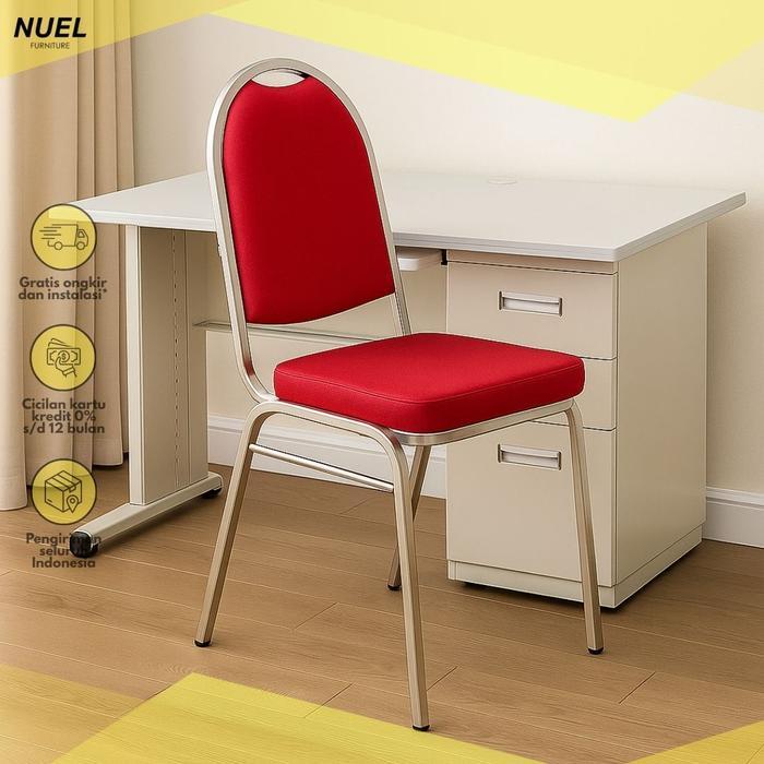 Promo NUEL Kursi Susun Pipa Kotak, Kursi Futura, Kursi Pesta