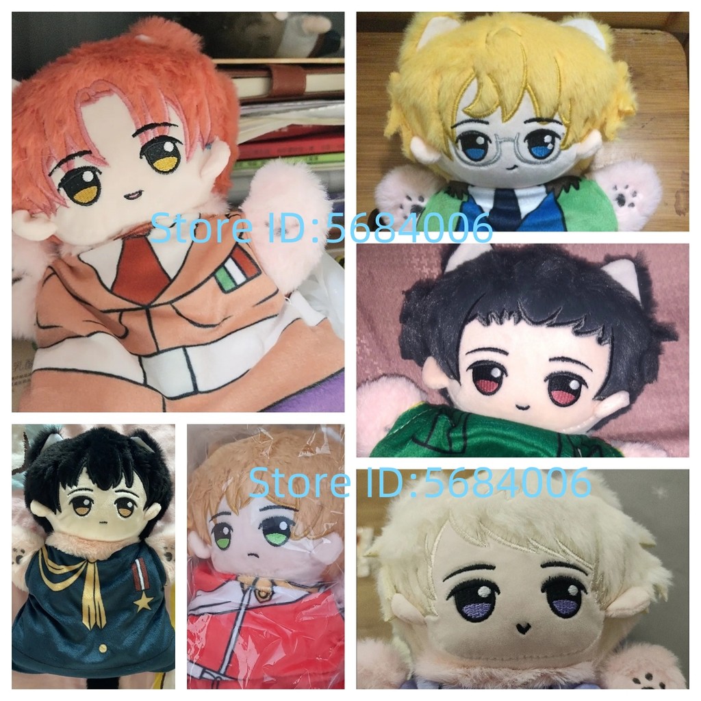 Anime Hetalia: Axis Powers Plush Hand Puppet Doll 25Cm Arthur Kirkland Alfred F. Jones Soft Stuffed
