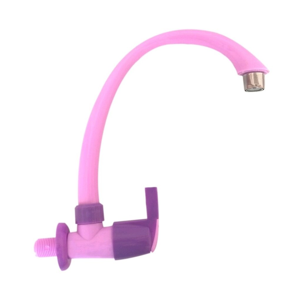 Kran PVC Angsa Tembok Bagus Murah - Kran Cuci Piring - Kran Sink Plastik Warna