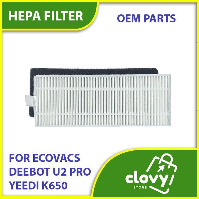 New Hepa Filter for Ecovacs DEEBOT U2 PRO & YEEDI K650 Robot Vacuum Accessories