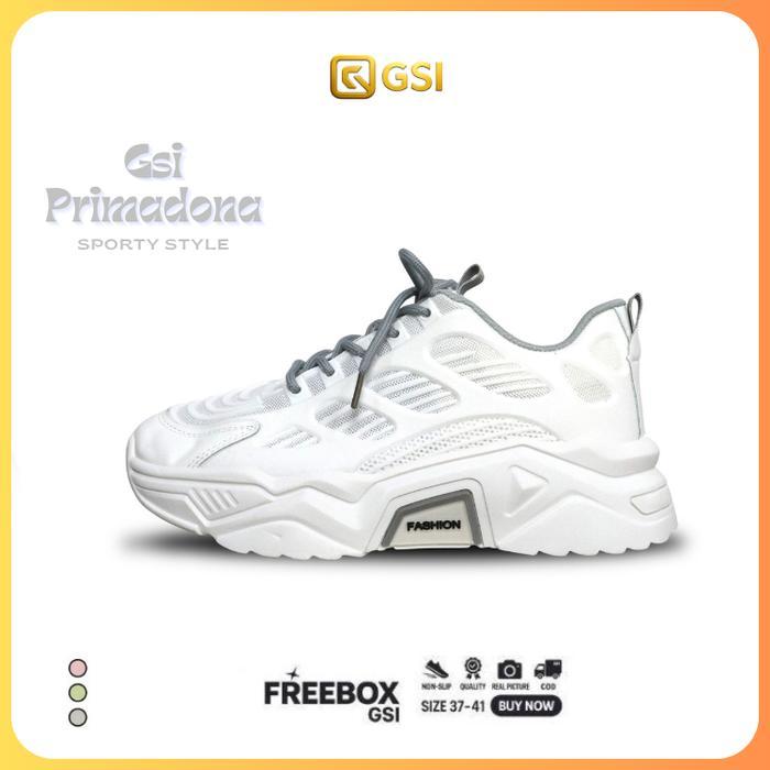 GSI Primadona Sepatu Sports Cewek Sneakers Sport Wanita Yoona Import Terbaru Korea Style Olahraga