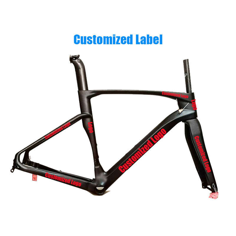 Bike Sticker PVC Bicycle Frame Fork Wheelset Name Customized Color Change Waterproof Sticker