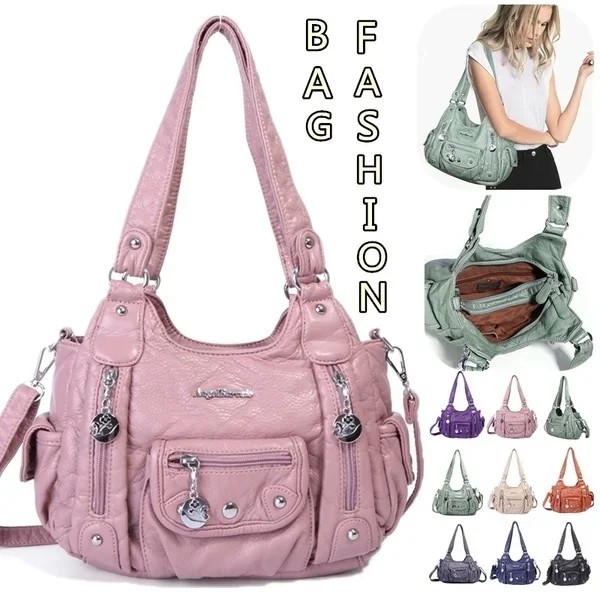 Women luxury handbags women bags designer Vintage Soft Leather Bags Fashion Satel Motorcycle Bag