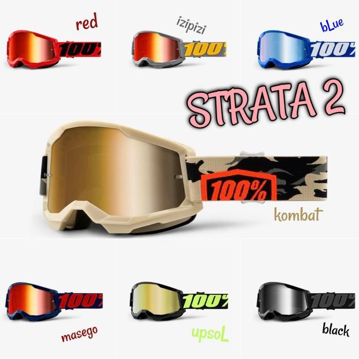Goggle 100% Strata . Goggle Strata Original Goggle Mtb Downhill