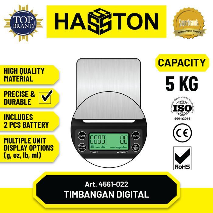 mq3a- Hasston Timbangan Digital 5Kg / Digital Scale (4561-022)
