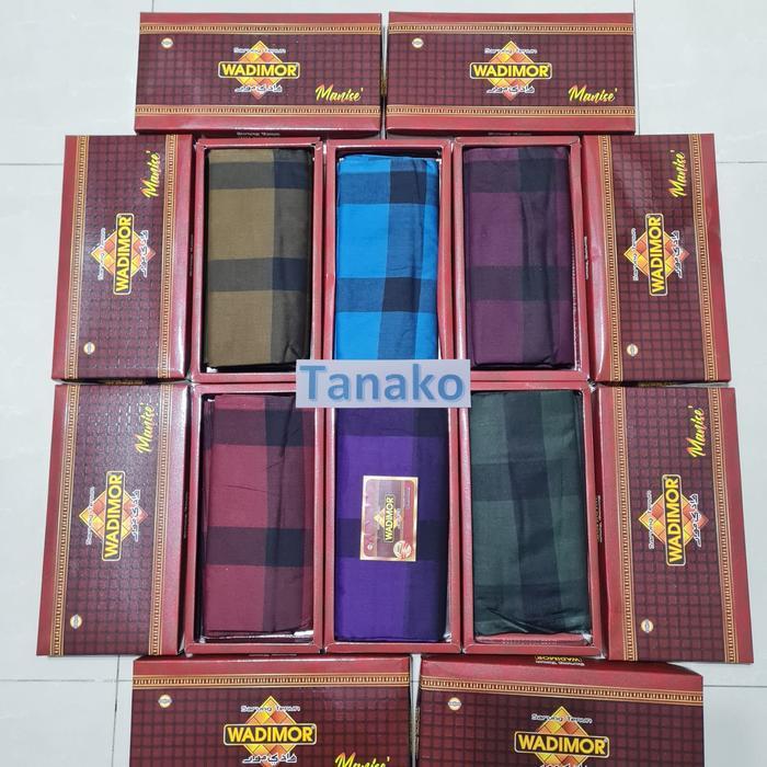 Kain Sarung Merk Wadimor Sarung Tenun Wadimor Dewasa Motif Salur Polos Kotak Manise
