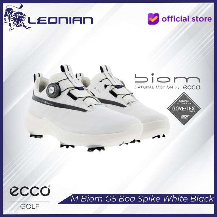 Ecco M Golf Biom G5 Boa Spike White/Black - Golf Shoes