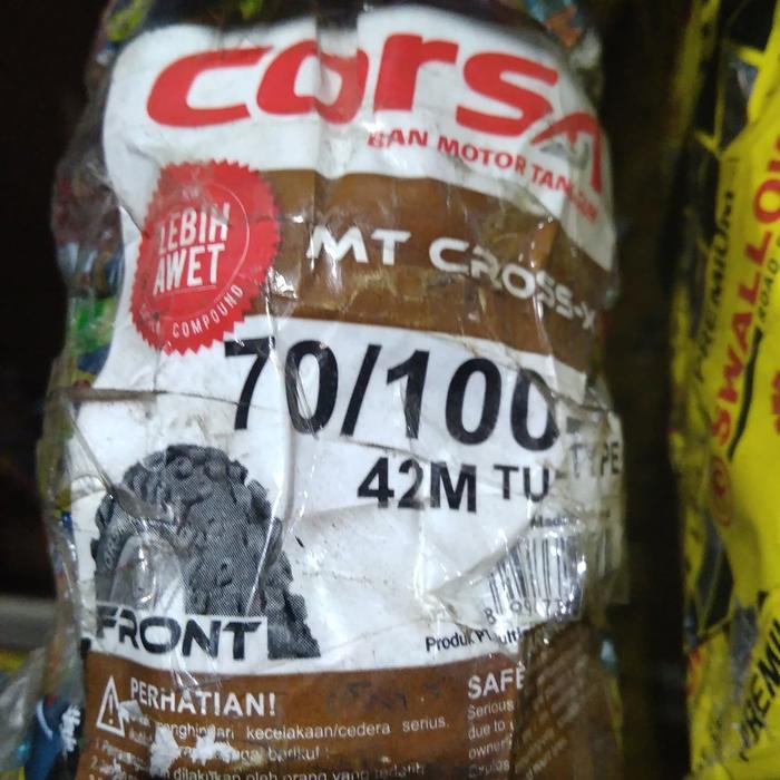 70/100-19 MT Cross X, ban motor Merk Corsa
