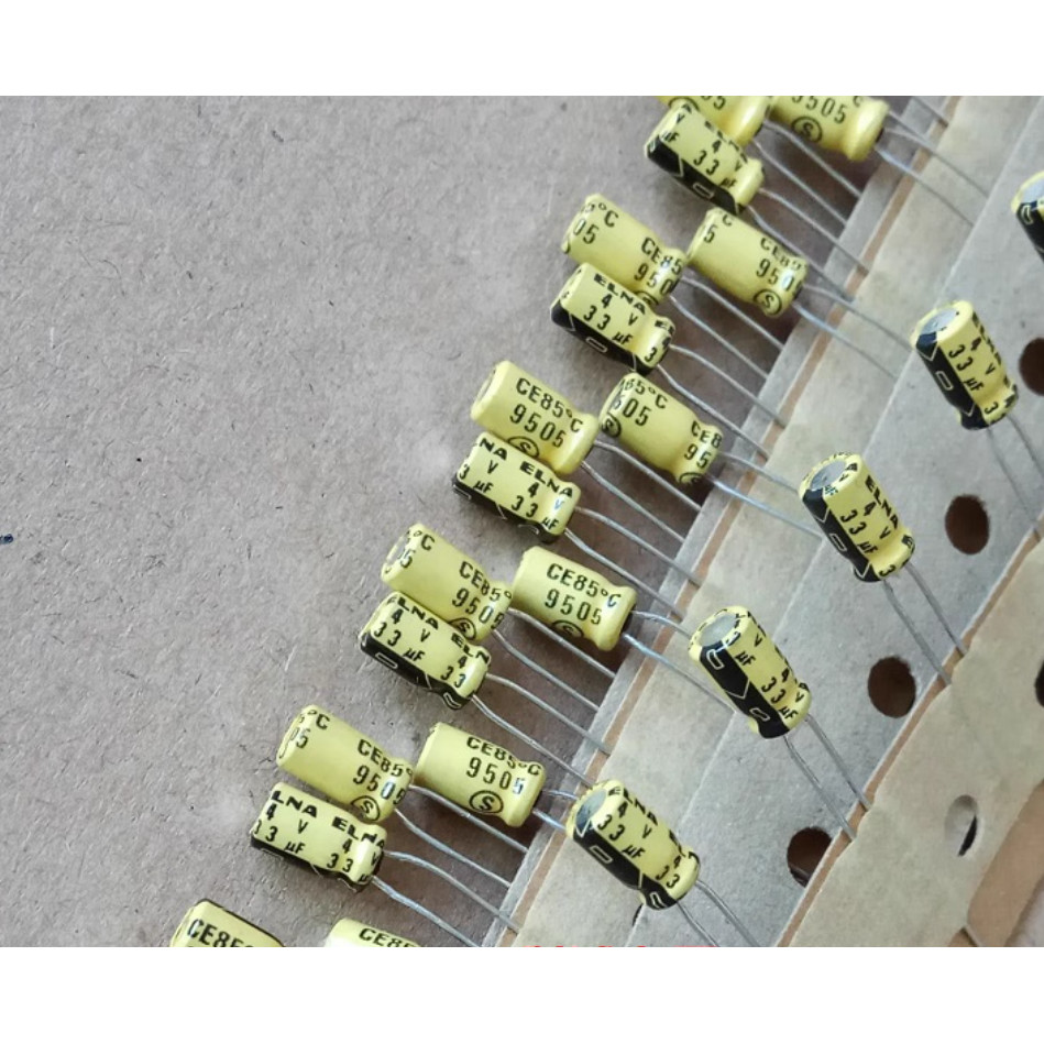 30Pcs/Lot Original Japanese Elna 4V 33Uf Rc2 4X7Mm Fever Audio Electrolytic Capacitor Free Shipping