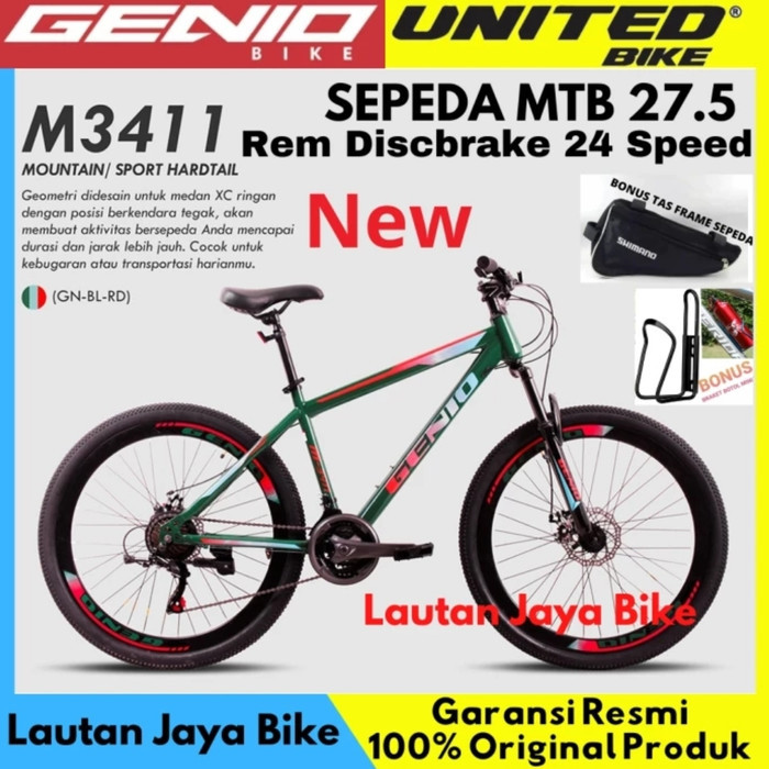Ready Sepeda Gunung 27.5 Mtb Genio M3411