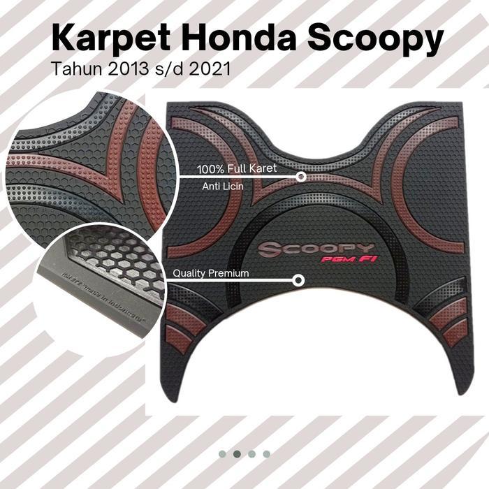 KARPET MOTOR SCOOPY - ALAS PIJAKAN KAKI - KARPET SCOOPY - AKSESORIS MOTOR SCOOPY