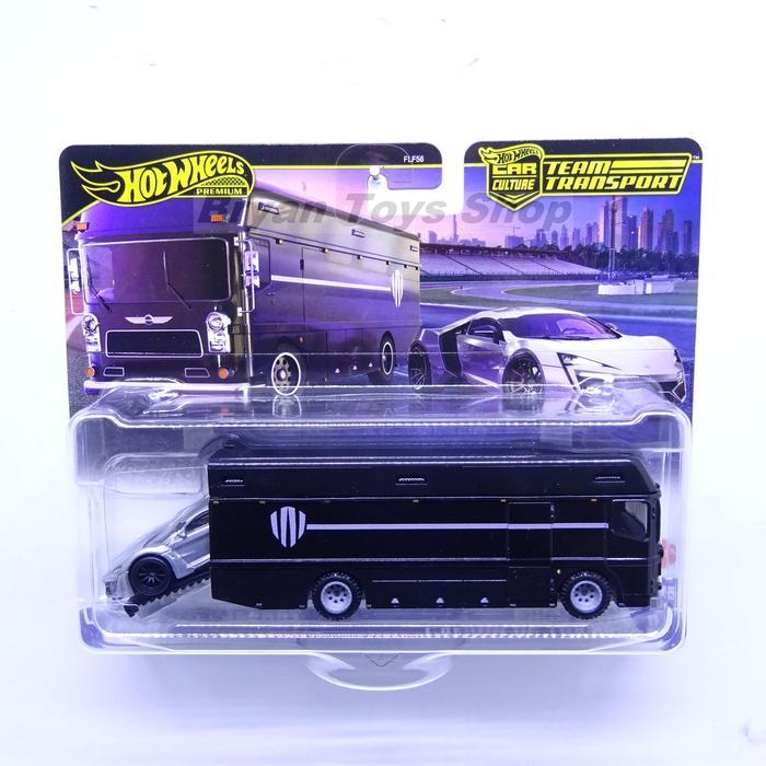 Hot Wheels Premium Team Transport Lykan Hypersport Euro Hauler / Camion De Transport