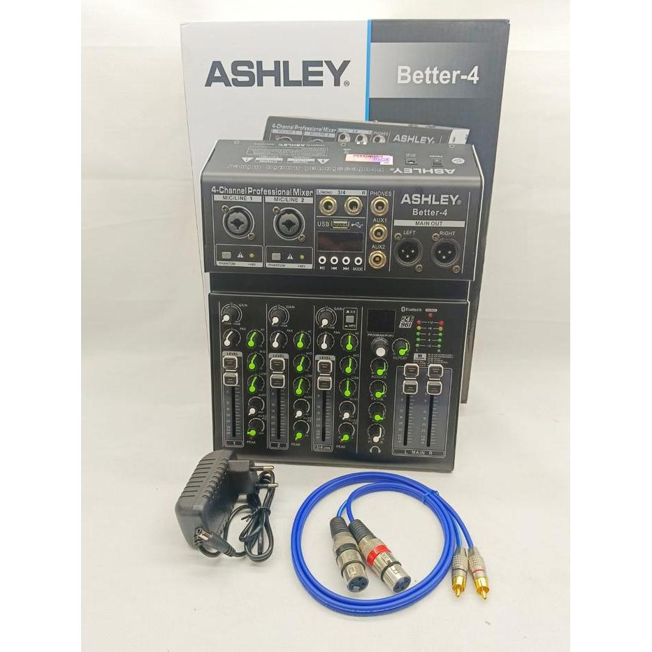 Mixer Ashley Better-4 Mixer Audio Ashley 4 Channel Original Soundcard