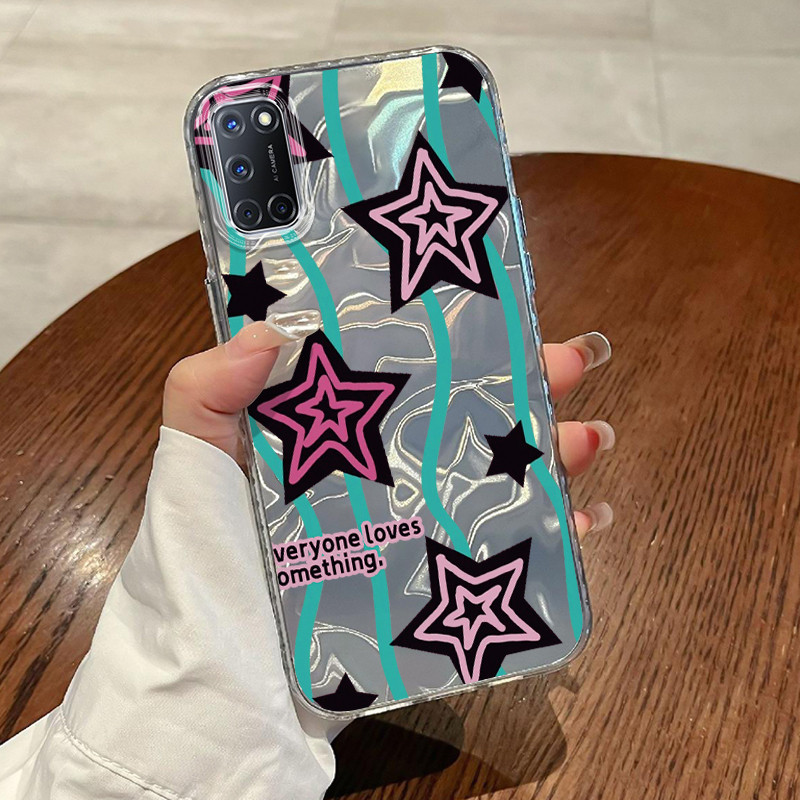 Casing Hp OPPO A52 OPPO A72 OPPO A92 Case Casing Pola melukis bintang HP Kasing Kasus ponsel transpa