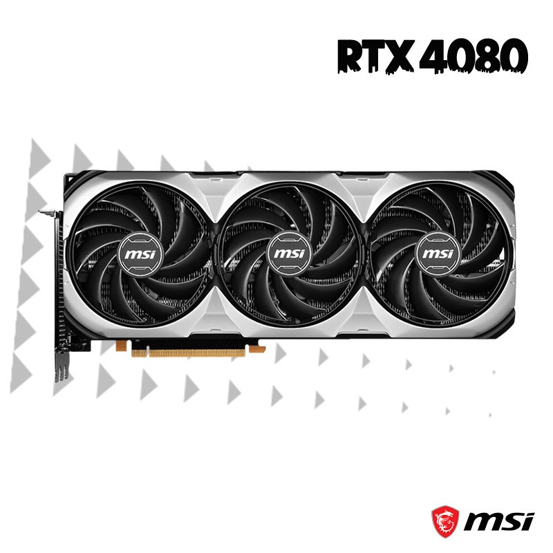 MSI GeForce RTX 4080 16GB VENTUS 3X GDDR6X Graphics 4080 DisplayPort RTX 4080 GPU NVIDIA RTX 40 Seri