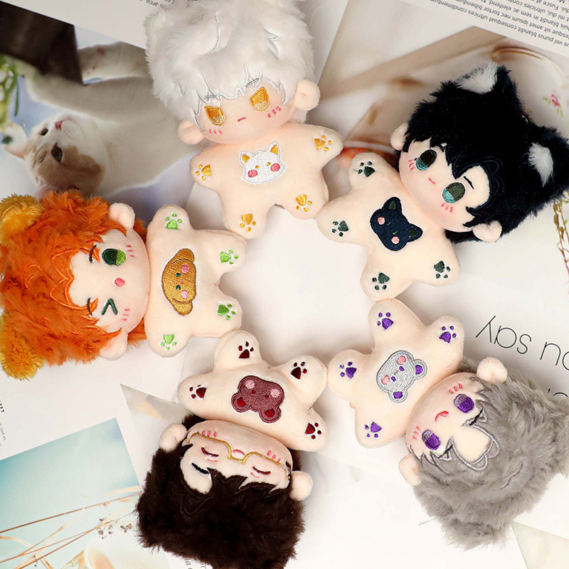 1pc 10cm Kawaii Starfish Genshin Impact Xiao Mini Idol Cotton Doll Anime Plush Star Dolls Stuffed