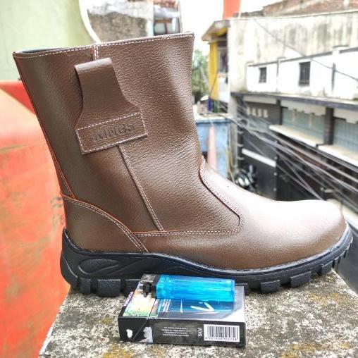 Sepatu Safety Kings Kulit Sapi Asli Kwd 805 Shoes Besi Pria Boots Sepatu Kings Safety