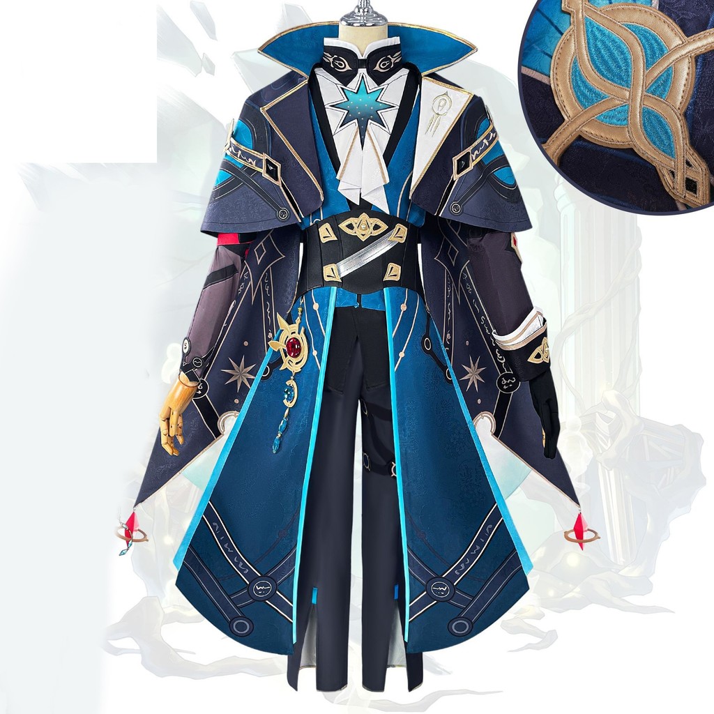 2025 NEW Honkai Star Rail Anaxa Cosplay Costume Cosplay Anaxagoras Uniform Full Set Game Green Party