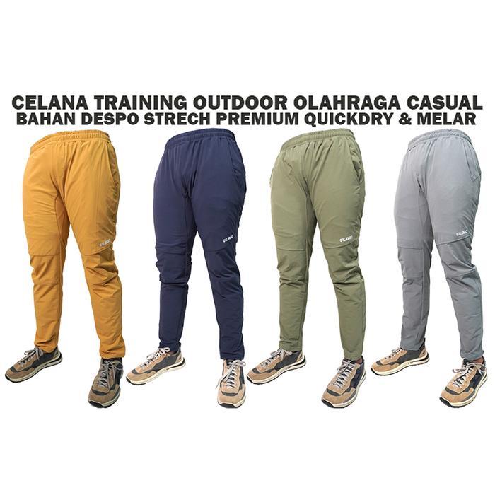 Eiger Adventur'e - CELANA TRAINING SPORT OLAHRAGA OUTDOOR HIKING SLIM FIT - Celana Panjang Jogger